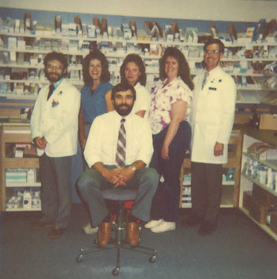 Ken George with staff