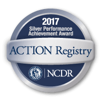 American College of Cardiology NCDR ACTION Registry Silver Award 